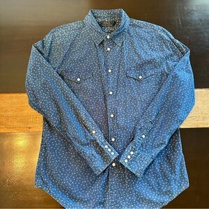 Polo by Ralph Lauren Women’s Western Floral pearl snap shirt. Size XL